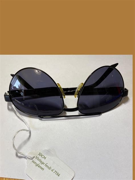 vintage fendi sunglasses black|fendi unisex sunglasses.